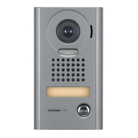 Aiphone Video Doorbell With Color Camera, And A Die-Cast Zinc Face Plate JO-DV